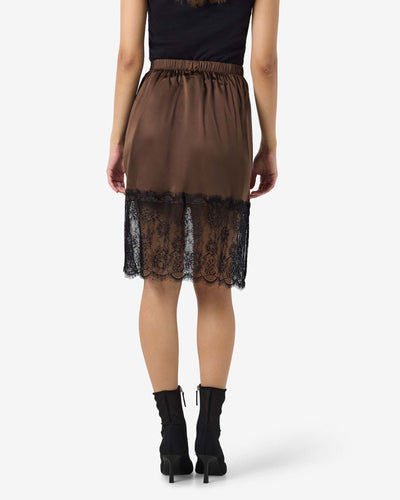 NMINFERNO SATIN LACE SKIRTThumbnail 