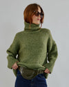 Nona fluffy highneck knit