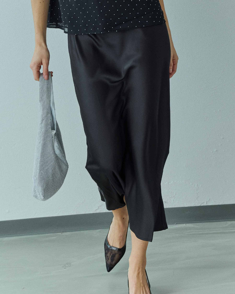 Klara satin skirt