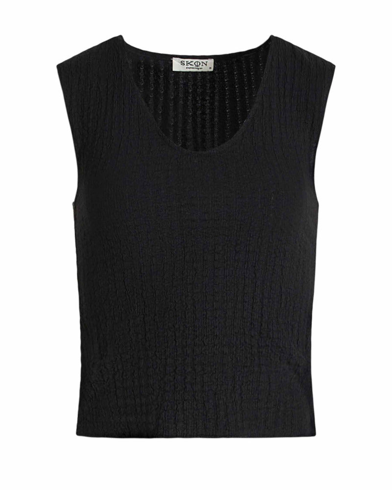 Alva crepe top