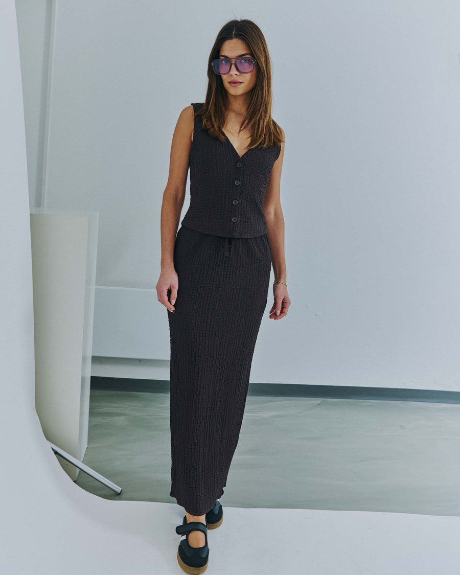 Elvissa crepe skirt