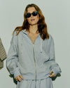 Rosa oversized zip hoodie