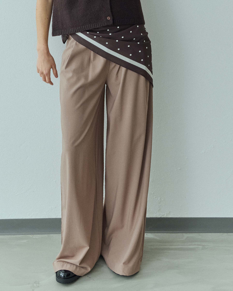 Purlazanna pleat pants
