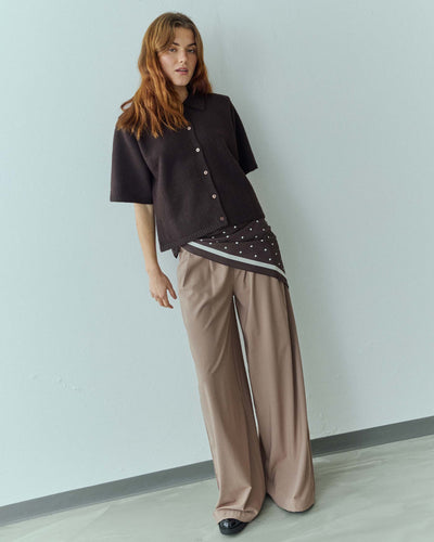 Purlazanna pleat pantsThumbnail 