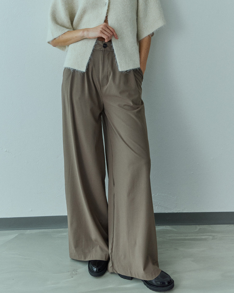 Purlazanna pleat pants