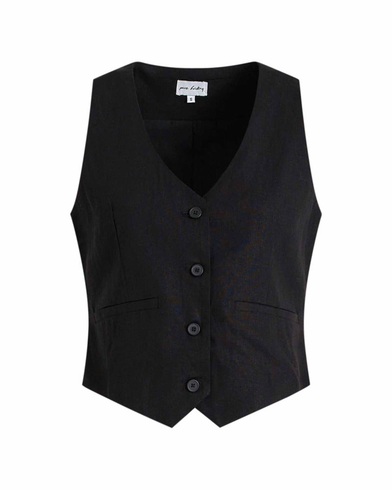 Puragnes linen vest