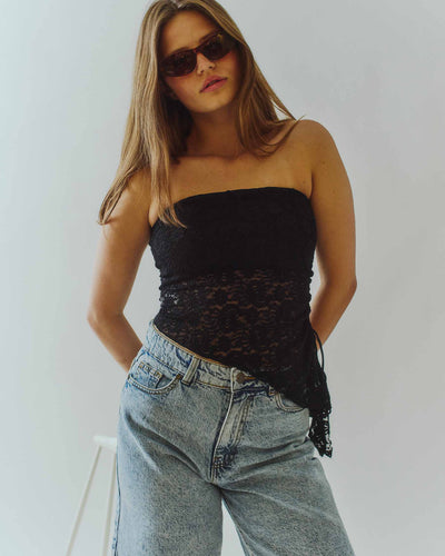 Holly bandeau lace topThumbnail 
