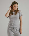 Puranine ss pointelle tee