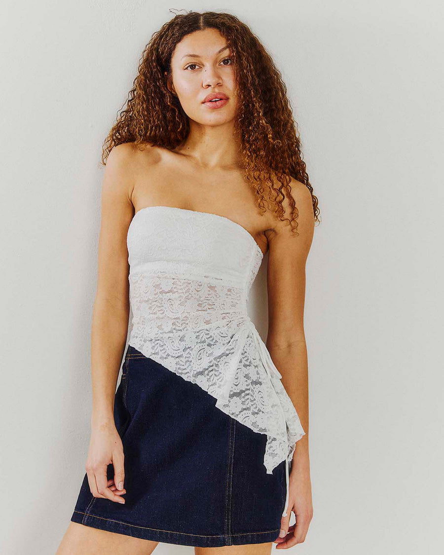Holly bandeau lace top