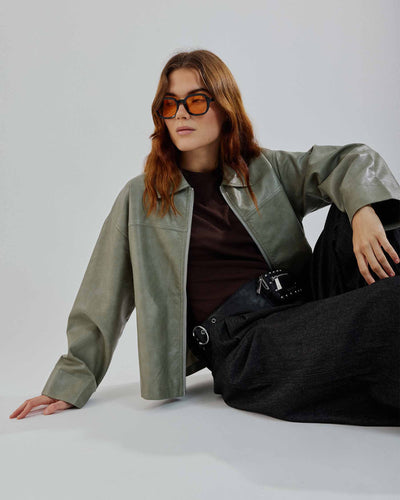 Tula faux leather jacketThumbnail 