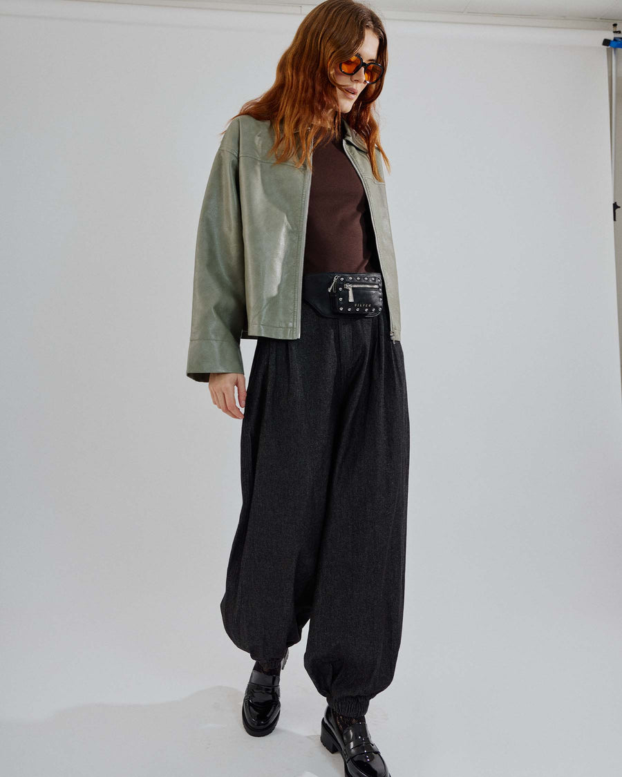 Tula faux leather jacket