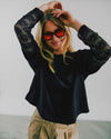 Serena lace tee