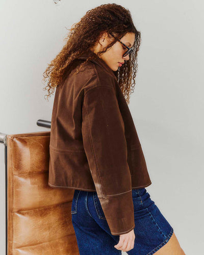 Emma fake suede jacketThumbnail 