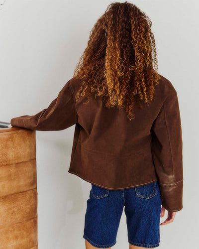 Emma fake suede jacketThumbnail 