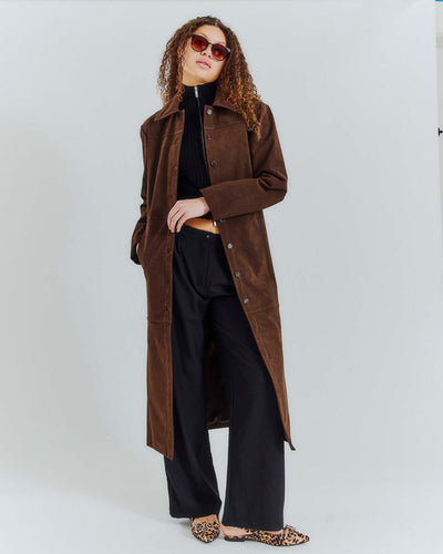Ava fake suede jacketThumbnail 