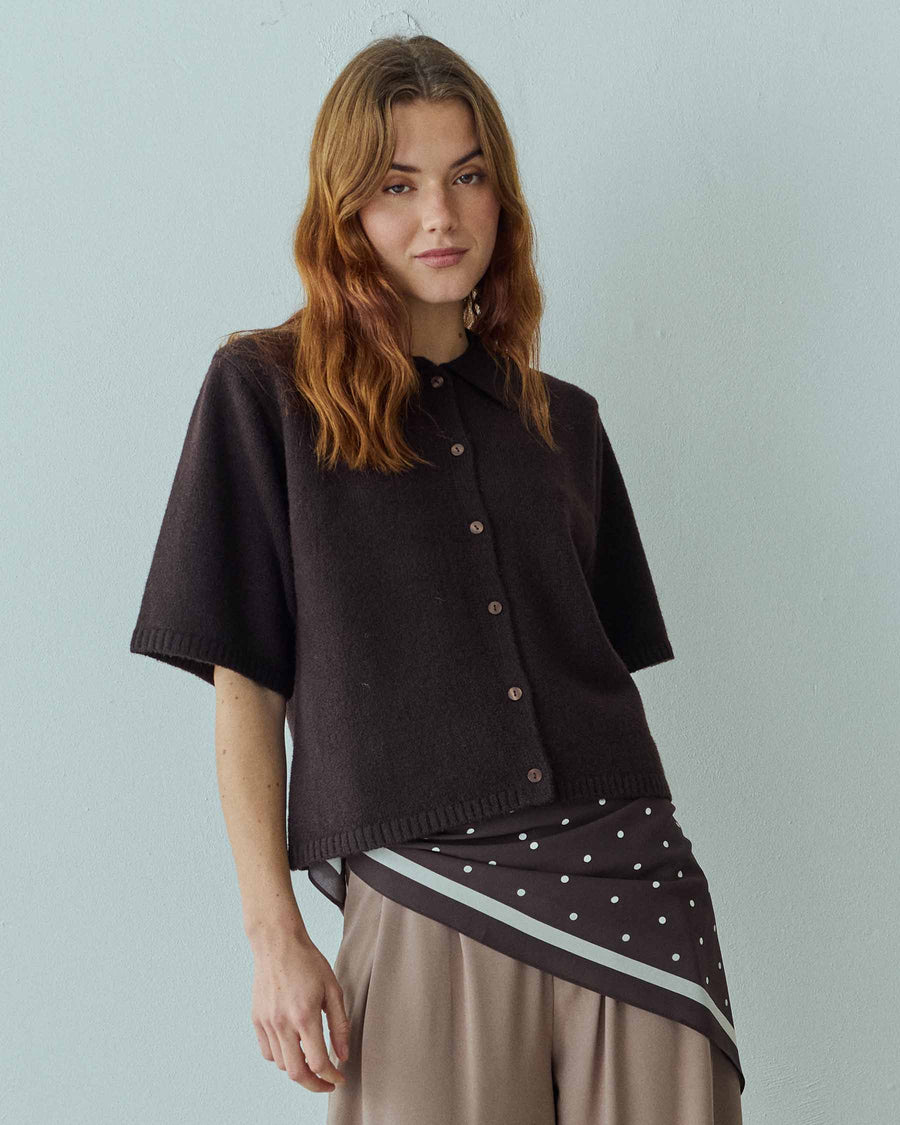 Vela knit blouse