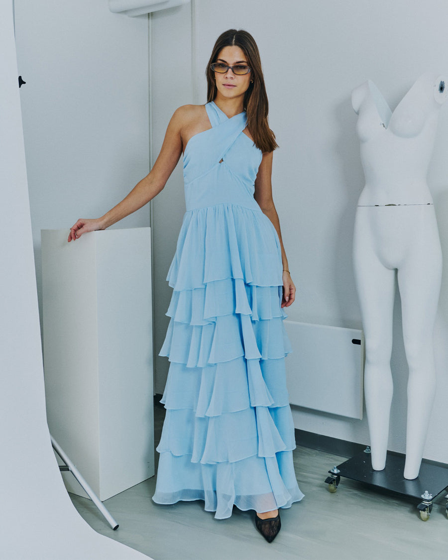 Zelie chiffon dress